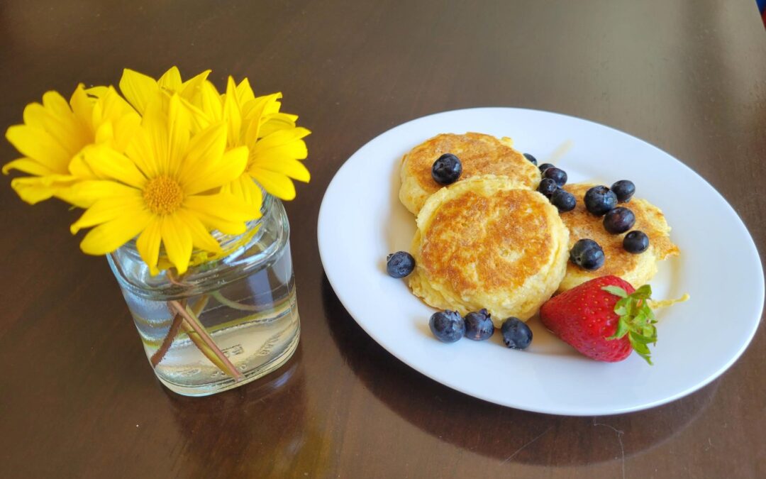 Delicious & Nutritious Blueberry Tofu Pancakes